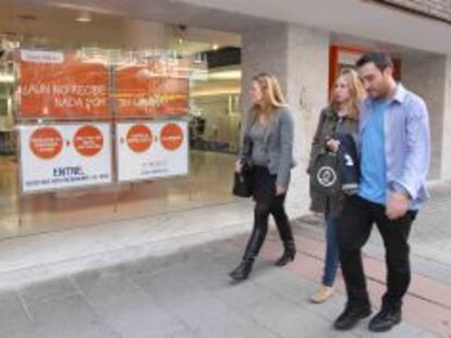 Una sucursal de ING Direct, en Madrid.