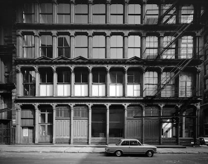 Vista de la Casa y Museo Donald Judd en 101 Spring Street, Nueva York, alrededor de 1974