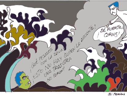 Peridis: “¡Qué pesados con la dana!"