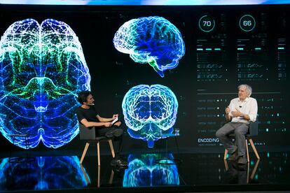 Juan Luis Arsuaga, catedrático de Paleontología de la UCM, conversa con Jaime García Cantero, director de Retina.