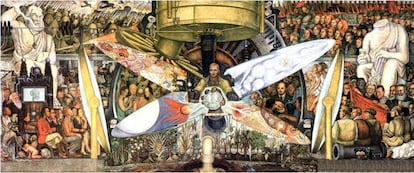 <strong> De que tesouro falamos.</strong> Em 1933, o pintor mexicano Diego Rivera foi contratado pelo magnata norte-americano Nelson Rockefeller para realizar um grande mural para o vestíbulo do Rockefeller Center, em Nova York. Rivera era um dos pintores favoritos de Abby Rockefeller, mãe de Nelson, mas também um comunista declarado. Por isso ninguém ficou surpreso com o fato de o resultado de seu trabalho estar carregado de crítica sociopolítica, e que ainda por cima nele figurasse claramente o rosto de Lenin. </p> <strong> Como desapareceu e por que ninguém o encontrou.</strong> A imprensa se mostrou escandalizada com a obra, e Rockefeller a encarou como um insulto pessoal, convencido de que o cachorro ao qual havia dado de comer acabara de lhe morder a mão (não estava muito enganado). Assim, em um ato de raiva e arrogância próprios de quem dispõe de meios financeiros ilimitados, fez destruir o mural pelo qual havia pago 21.000 dólares (cerca de 71.000 reais). Mas Rivera havia tirado fotografias da obra e se baseou nelas para reproduzi-la no Palácio de Belas Artes do México, onde ainda pode ser admirada.</p> <strong> Qual é seu valor.</strong> Diego Rivera é hoje um dos artistas latino-americanos que alcançam preços mais elevados no mercado da arte. Há dois anos, sua obra 'Baile em Tehuantepec', uma tela de dois metros de altura, foi vendida pelo preço recorde de 15,7 milhões de dólares (53,5 milhões de reais). Se o gigantesco mural do Rockefeller Center tivesse sobrevivido e fosse posto à venda, esse valor poderia ser triplicado.