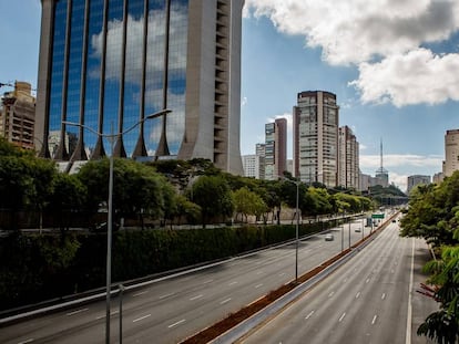 La avenida 23 de Maio de São Paulo.