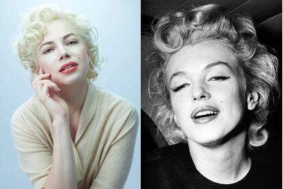 Michelle Williams no podía recreado mejor la imagen de Marilyn Monroe. Y es que no es fácil dar vida a este icono de los años 50... y de siempre.