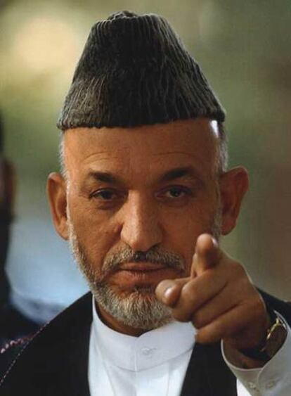 Hamid Karzai, presidente de Afganistán.