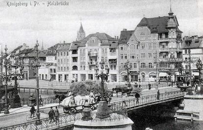 Königsberg, actual Kaliningrado, a principios del siglo pasado.