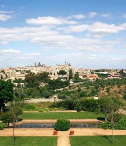 Terrenos donde está edificada la vivienda de Cospedal en Toledo.