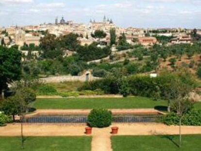 Terrenos donde está edificada la vivienda de Cospedal en Toledo.