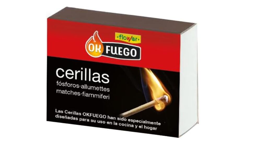 Lote de tres cajas de cerillas.