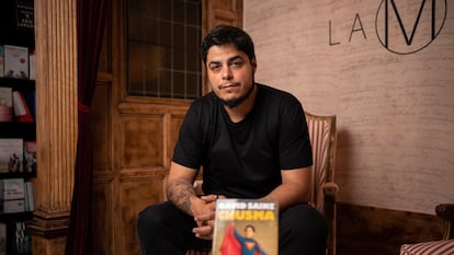 El director y guionista David Sainz, en la librería La Mistral de Madrid, el pasado mayo.