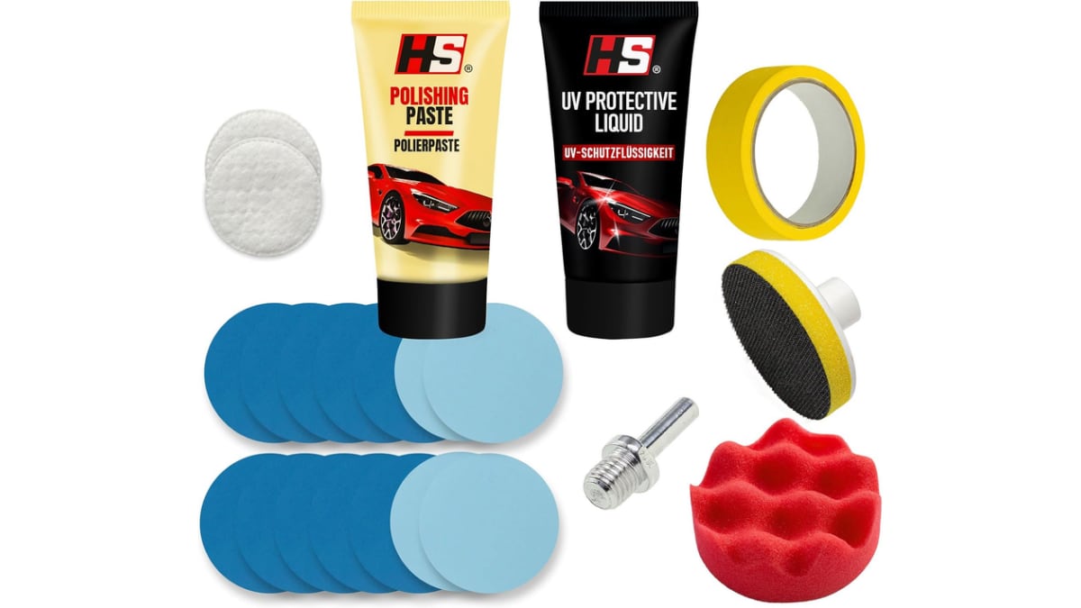 Kit para pulir faros.