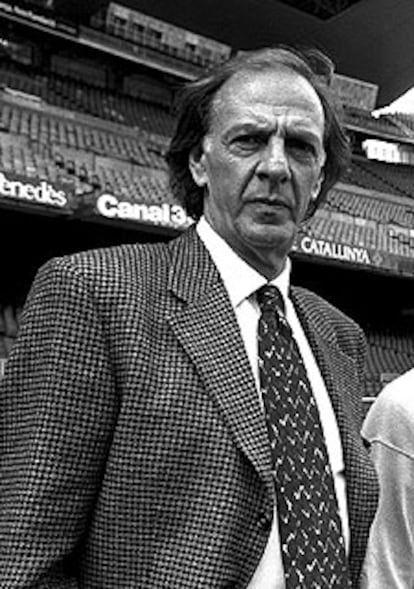 Menotti, en una visita a Barcelona.