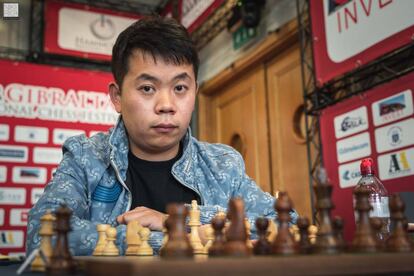 Hao Wang, a finales de enero, en el Abierto de Gibraltar