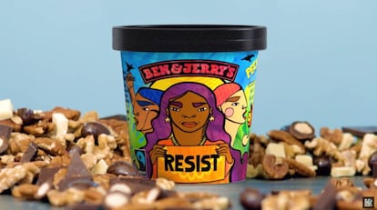 El helado Pecan Resist, una edición limitada de Ben & Jerry's.
