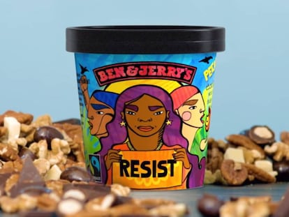 El helado Pecan Resist, una edición limitada de Ben & Jerry's.