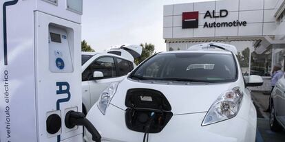 Centro de leasing de coches el&eacute;ctricos de ALD en Legan&eacute;s (Madrid). 