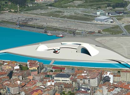 Recreación virtual de su ambicioso centro cultural para Avilés, cuya apertura está prevista para 2010