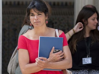 La l&iacute;der de Podemos, Teresa Rodriguez.