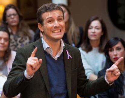 PP leader Pablo Casado.