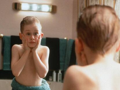 Macaulay Culkin (Kevin), en la película 'Solo en Casa'.