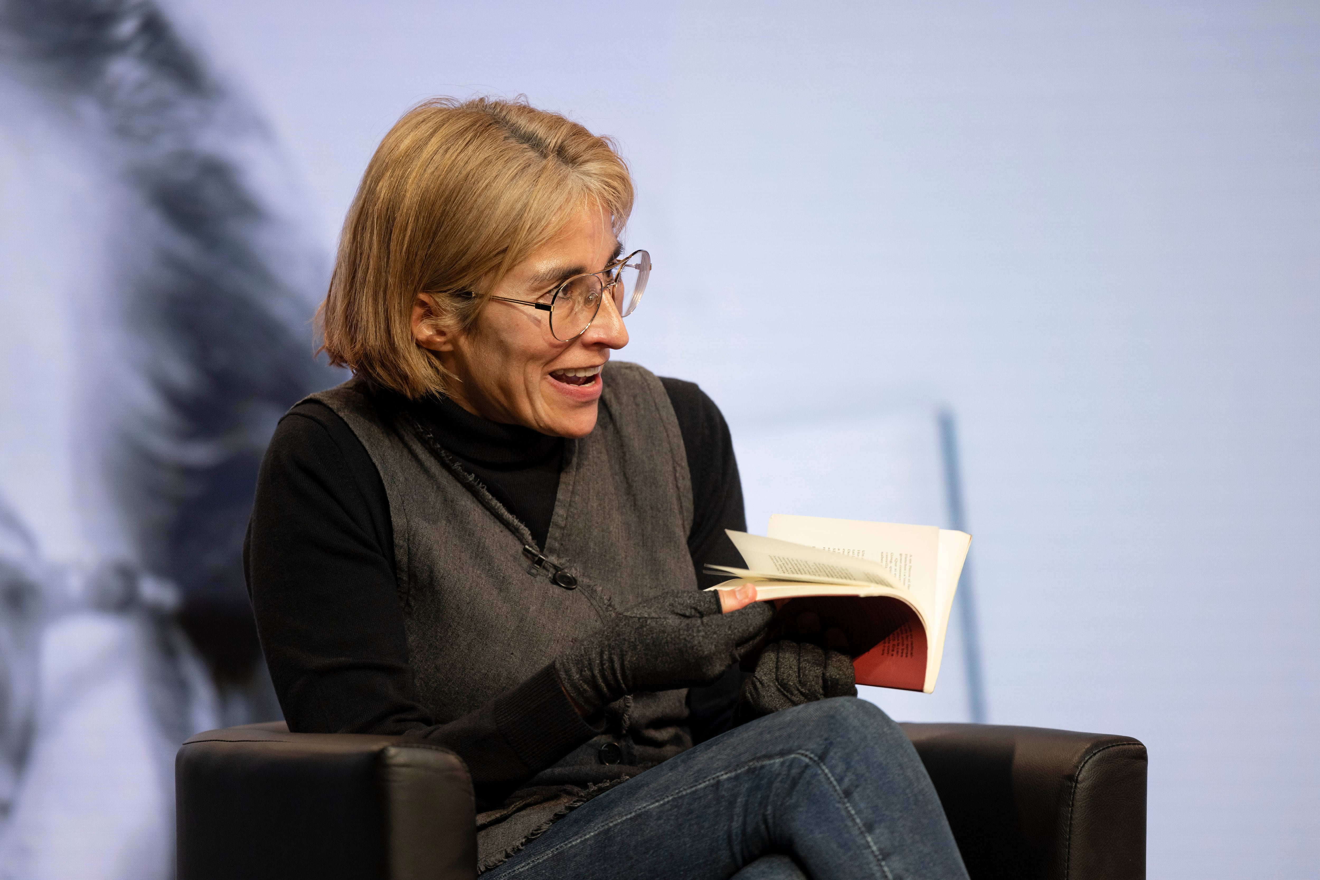 L'escriptora Eva Piquer al club de lectura de Quadern