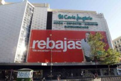 Una tienda de El Corte Ingles en Goya, Madrid-Espa&ntilde;a.