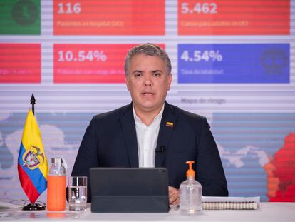 El presidente Iván Duque en su programa 'Prevención y Acción'.