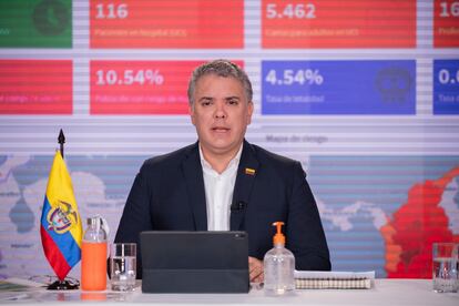 El presidente Iván Duque en su programa 'Prevención y Acción'.