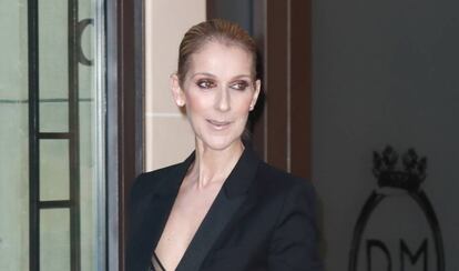 Celine Dion en julio de 2017 en París.