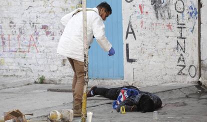 Un hombre asesinado en Ciudad de México.