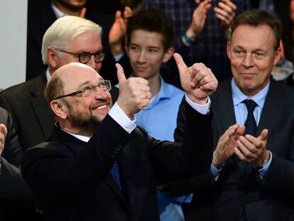 El candidato de los socialdem&oacute;cratas alemanes, Martin Schulz, el 29 de enero de 2017 en Berl&iacute;n.  