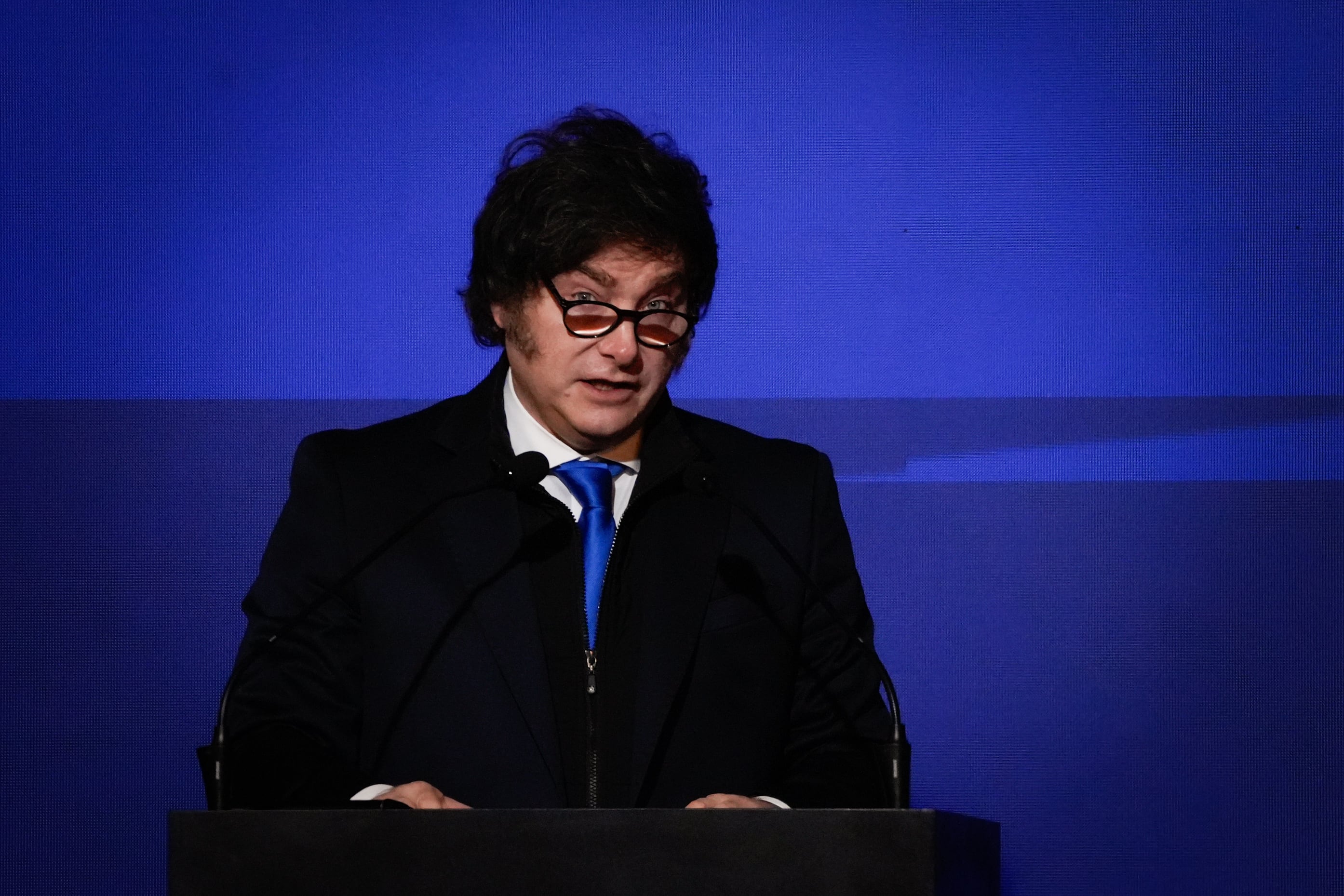 Javier Milei, en Buenos Aires, el 21 de agosto.