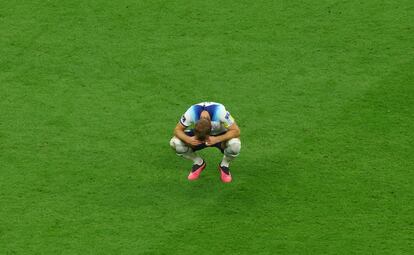 Harry Kane, después de que Inglaterra perdiera el partido contra Francia.