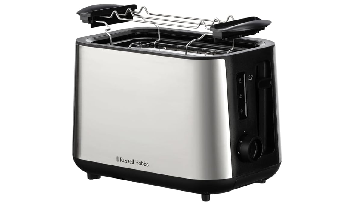 Tostadora Russell Hobbs con seis niveles de tueste.