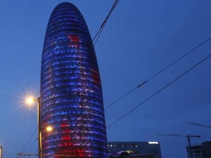 La Torre Glòries, l'antiga Torre Agbar.