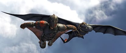 Fotograma de 'Cómo entrenar a tu dragón 2', que se estrena el viernes.