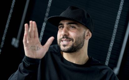 Simone Zaza, este viernes en Paterna durante la entrevista. 