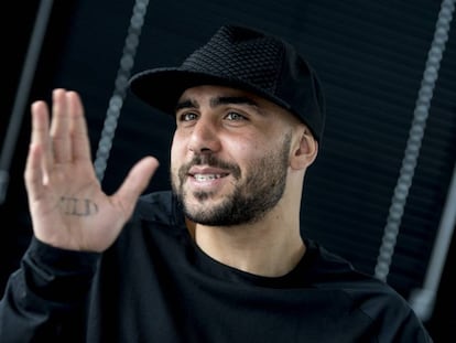 Simone Zaza, este viernes en Paterna durante la entrevista. 