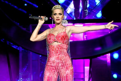 Katy Perry durante la edición de 2019 del festival Coachella, en Indio, California.