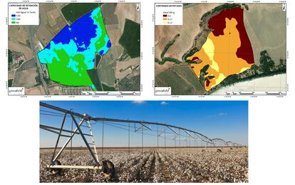 La empresa pacense Greenfield se dedica a la agricultura de precisión. A través de drones y satélites analizan el índice de vegetación, racionalizan el consumo de agua y programan la distribución de nutrientes.