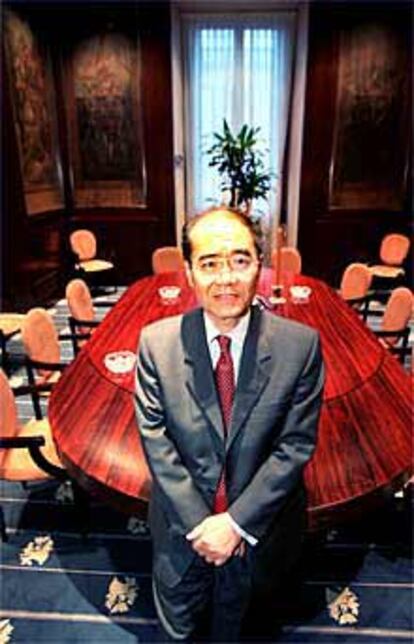 El director de la Unesco, Koichiro Matsuura, en Barcelona.