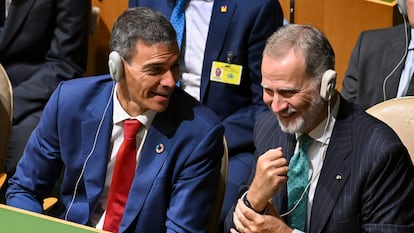 Pedro Sánchez y el Rey Felipe VI