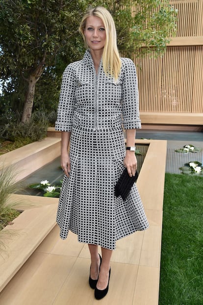 Gwyneth Paltrow fue una de las asistentes al espectacular desfile de Chanel.