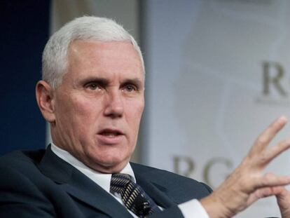 Mike Pence, companheiro de chapa de Donald Trump.