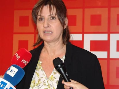 Mercedes González, secretaria de Acción Sindical de CC OO.