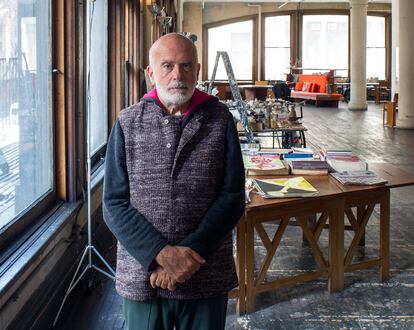 El pintor Francesco Clemente.