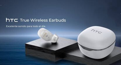 Diseño de los HTC True Wireless Earbuds Plus