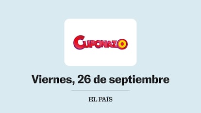 Cuponazo comprobar sorteo del viernes 26 de septiembre de 2026