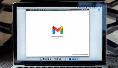 Ordenador con Gmail