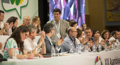 Diego Valderas en la XIX Asamblea de Izquierda Unida Andalucía.