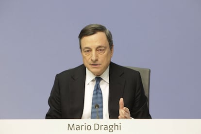 Mario Draghi, presidente del BCE